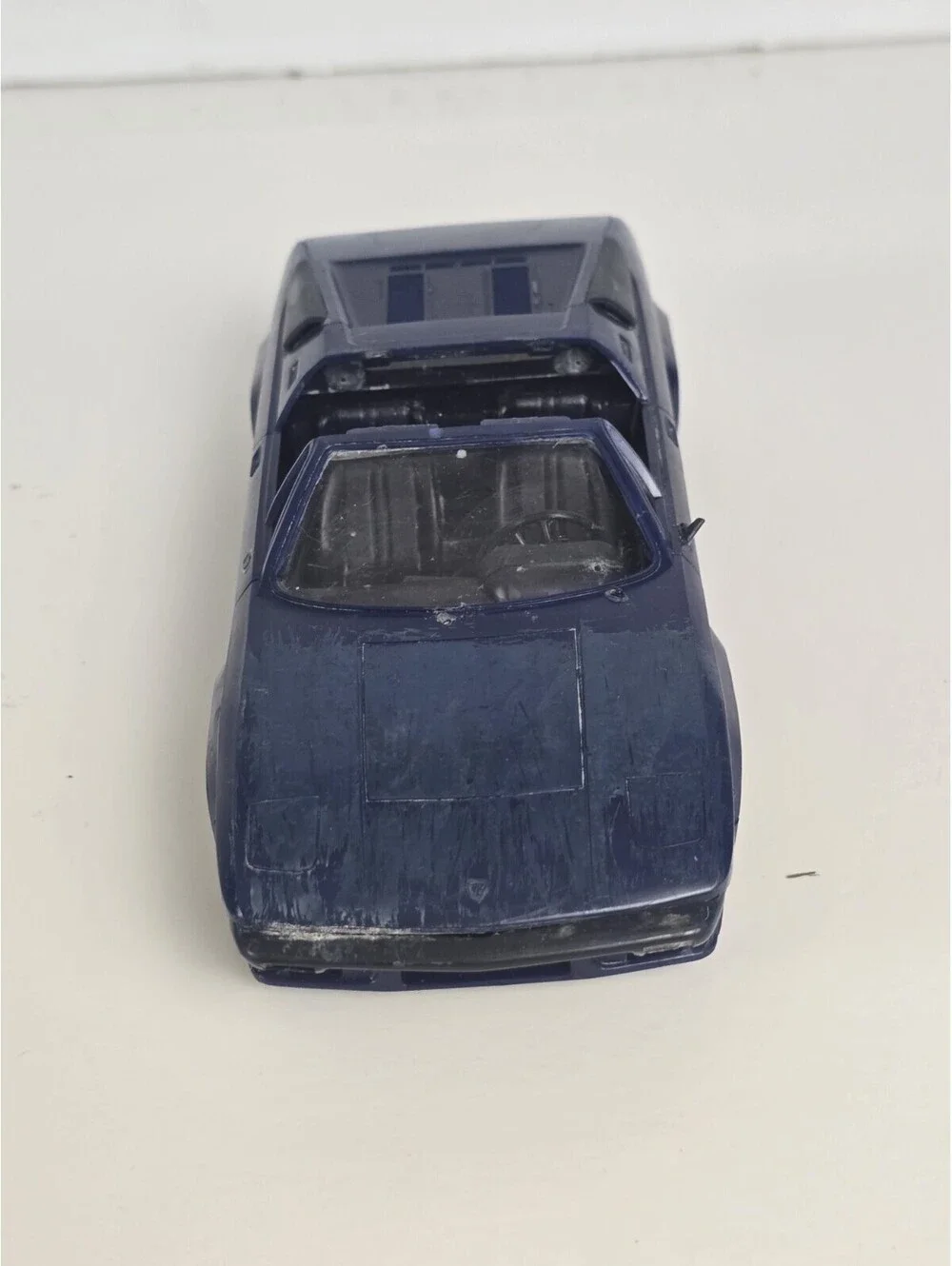 1976 LAMBORGHINI SILHOUETTE BUILT 1/24 Dark Blue Pre-assembled